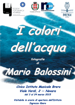 Civico Istituto Musicale Brera Viale Verdi, 2 — Novara