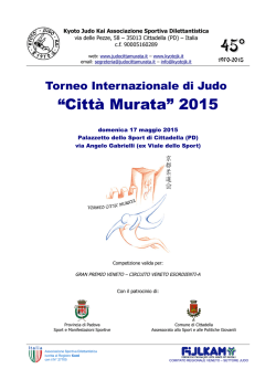 “Città Murata” 2015