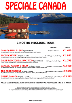 I NOSTRI MIGLIORI TOUR