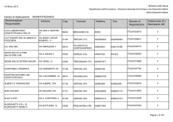 Regione Veneto - Ministero della Salute