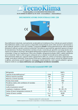 Dry-220 - Deumidificazione industriale