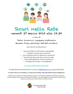 Sicuri nella Rete