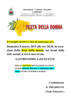 festa della donna
