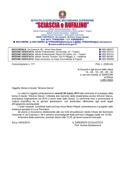 ISTITUTO D`ISTRUZIONE SECONDARIA SUPERIORE