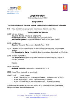 Archivio Day 14 marzo 2015 a Caltanissetta