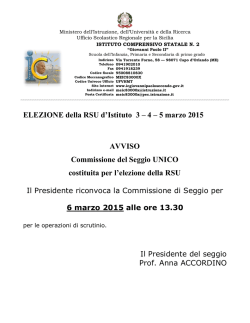 Leggi avviso - Istituto Comprensivo "Giovanni Paolo II"