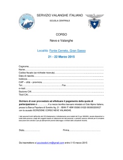 Gran Sasso &ndash; 21/22 marzo 2015