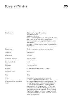 Efficienza Ingresso Lunghezza cavo Peso F