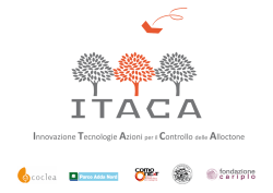 Innovazione Tecnologie Azioni per il Controllo delle