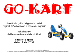 Go-kart a pedali
