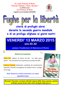 Presentazione libro Fughe per la liberta` 2015 (1)