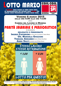volantino - CGIL Modena