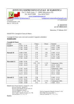 calendario - News Istituto Comprensivo Marostica