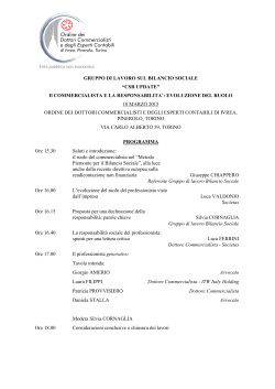 Evento 18 marzo 2015 - Ordine dei Dottori Commercialisti e degli