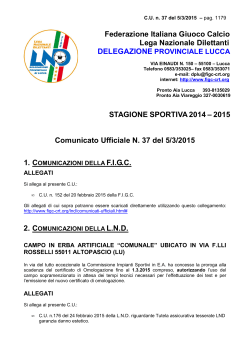 Scarica - Figc - Comitato Regionale Toscana
