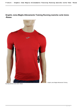Graphic Joma Maglia Allenamento Training Running