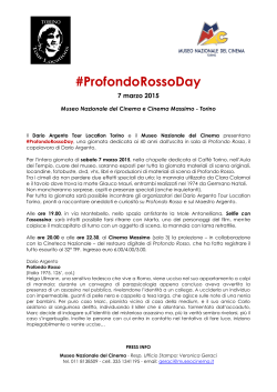 #ProfondoRossoDay - Regione Piemonte