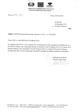 mobilita` personale