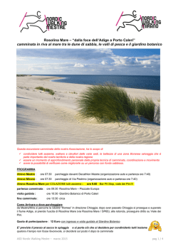 domenica 1 - Nordic Walking Mestre