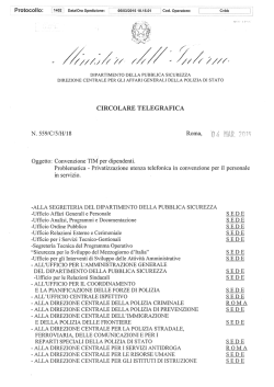 Convenzione TIM: privatizzazione utenza