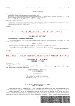 Decreto Mutui GU 3 marzo 2015