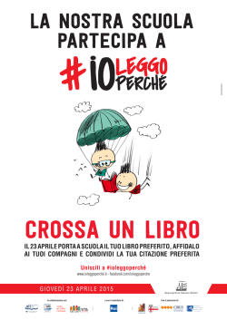 il 23 aprile porta a scuola il tuo libro preferito