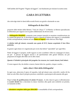 Informazioni su gara di lettura