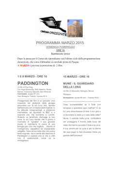 PADDINGTON - Cinema Orizzonte