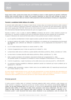 Guida Alla Lettera di Credito