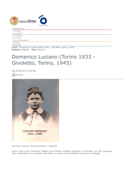 Domenico Luciano - Home Page