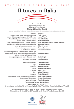 Il turco in Italia - Teatro Regio di Torino