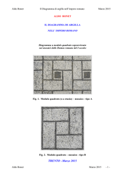Il diagramma di argilla nell`impero romano.