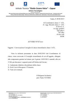 Istituto Tecnico &ldquo;Giulio Cesare Falco&rdquo; - Capua