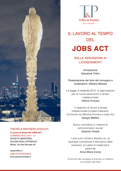 programma convegno  - Trifirò & Partners Avvocati