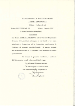 Istituti clinici di perfezionamento - Ambulatorio Polispecialistico Dr