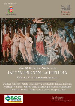 Incontri con la pittura 2015
