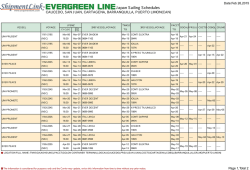 Japan Sailing Schedules