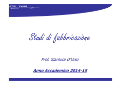 Introduzione al corso - Universit&agrave; degli studi di Bergamo