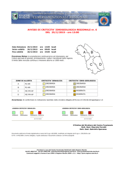 IDROGEOLOGICA REGIONALE nr. 6 DEL 25/2