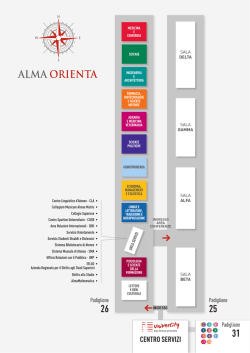 Planimetria Padiglioni 25 e 26