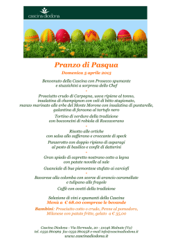 Domenica 5 aprile