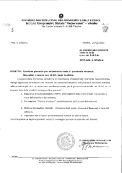 Istituto Comprensivo Statale &ldquo;Pietro Vanni"