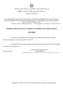 Allegati - Ufficio scolastico regionale per la Toscana