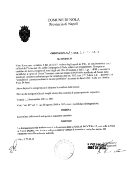 Donazione di merci alla CARITAS DIOCESANA
