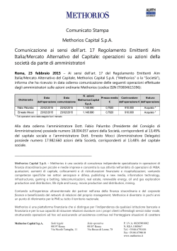scarica - Methorios Capital SpA