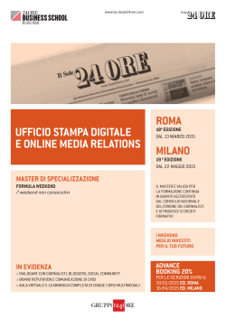 ufficio stampa digitale e online media relations roma
