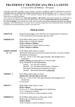 Clicca per vedere il programma