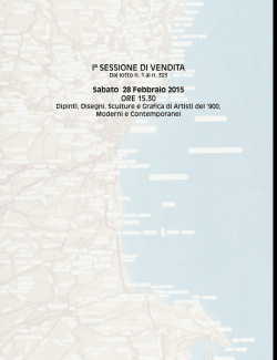 I&ordf; SESSIONE DI VENDITA