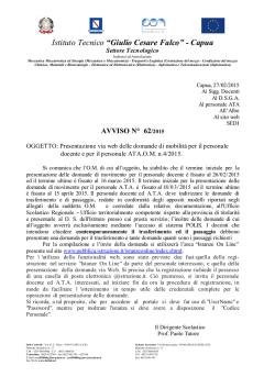 Istituto Tecnico “Giulio Cesare Falco” - Capua