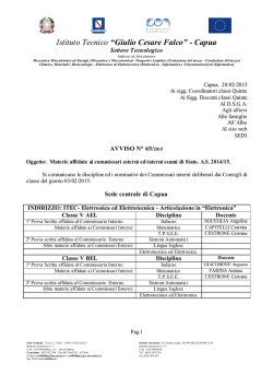 Istituto Tecnico “Giulio Cesare Falco” - Capua